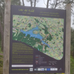 Lac de rille interpretation board