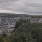 View across mediaeval Chinon