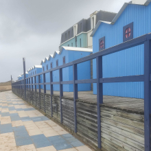 Beach huts