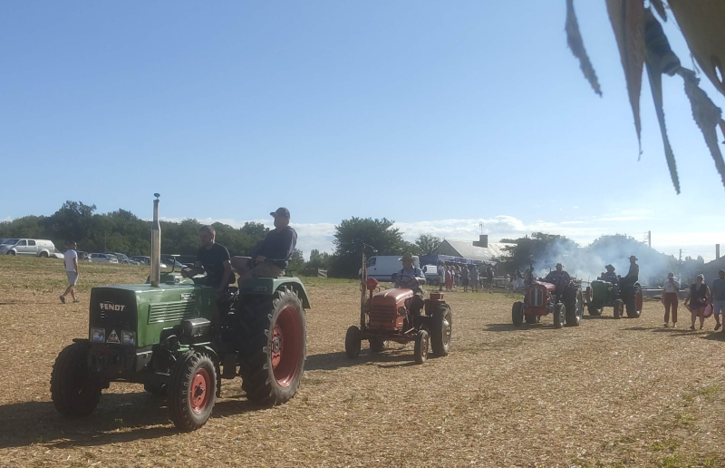 Several old tractors