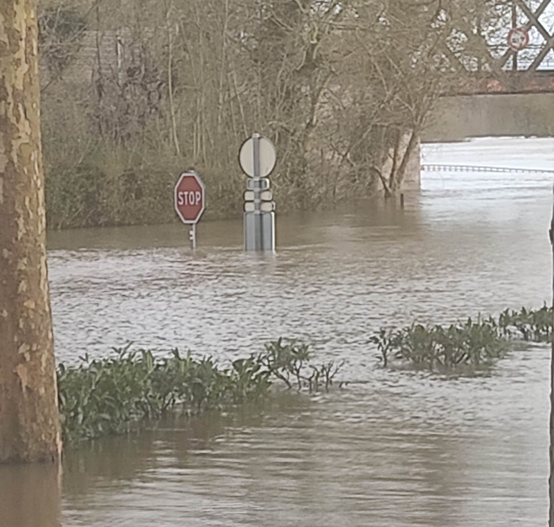 Floods at Chinon