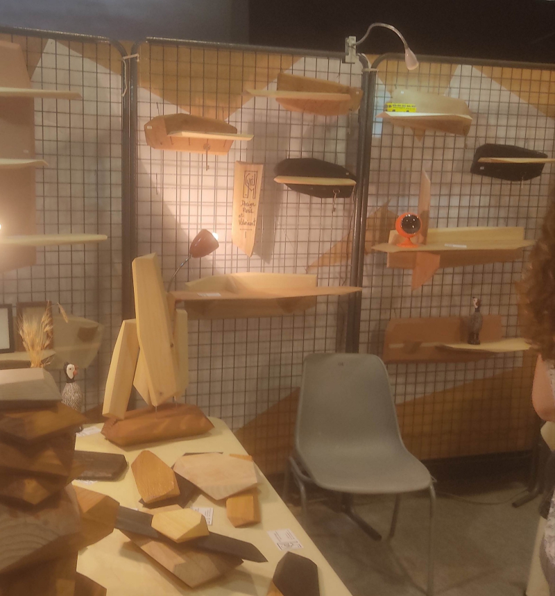 Salon savoir faire clever shelving